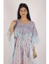 Hand Block Printed Cotton Kaftan - YT-HBPD-KFTN-0001