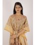 Hand Block Printed Cotton Kaftan - YT-HBPD-KFTN-0006