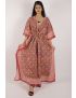 Hand Block Printed Cotton Kaftan - YT-HBPD-KFTN-0007