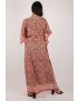 Hand Block Printed Cotton Kaftan - YT-HBPD-KFTN-0007